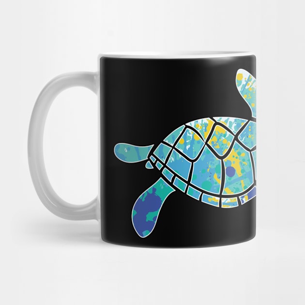 Cool turtle sea mandala t-shirt by thefriendlyone